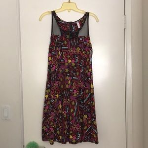 Tribal colored skater dress